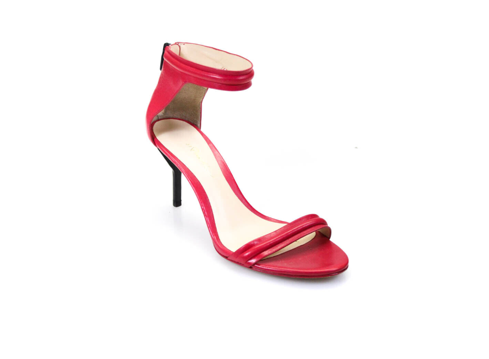 3.1 Phillip Lim Womens Ankle Strap Sandal Martini Heels Pink