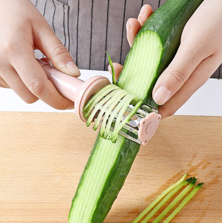 New 3 IN 1 Kitchen Tools Vegetable Slicer Cutting Slicing Cutter Gadget Peeler