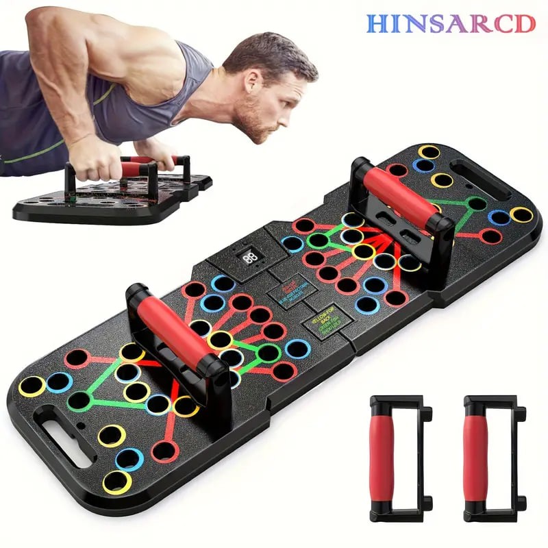 Upgraded Push Up Board Multi-Functional 30 In 1 Push Up Bar Portable Home Gym, Strength Training Equipment, Push Up Handles For Perfect Pushups, Home Fitness For Men And Women